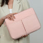 Frendorf | 13/13.3 Zoll Hahnentritt Muster Oxford Stoff Laptop Tasche Wasserdicht Tablet Aufbewahrungstasche (Haze Blau)