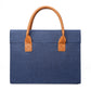 Frendorf | 14 Zoll Oxford-Gewebe Leichte Tragbare Laptop-Tasche Mit PU-Griff (Blau)