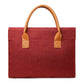 Frendorf | 15,6 Zoll Oxford-Stoff Leichte Tragbare Laptop Tasche Mit PU-Griff (Rot)