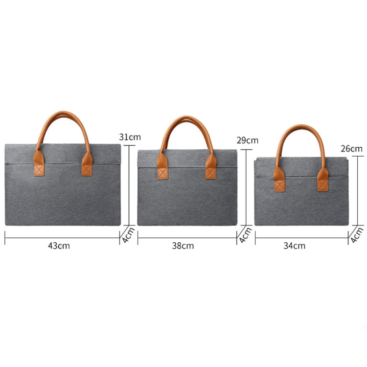 Frendorf | 15,6 Zoll Oxford Cloth Leichte Tragbare Laptop Tasche Mit PU Griff (Blau)