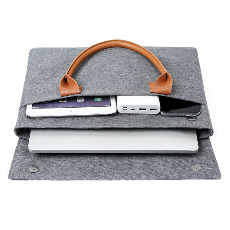 Frendorf | 15,6 Zoll Oxford Cloth Leichte Tragbare Laptop Tasche Mit PU Griff (Blau)