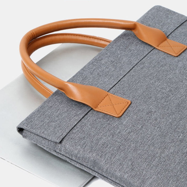 Frendorf | 13,3 Zoll Oxfordstoff Leicht Tragbare Laptop Tasche Mit PU-Griff (Blau)