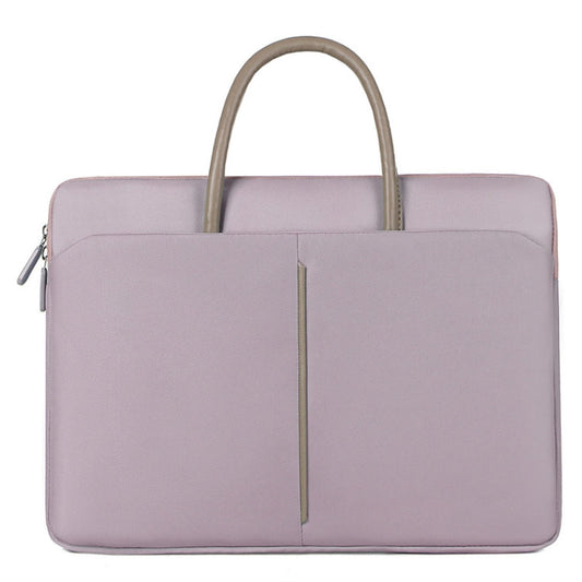 Frendorf | 15 -15.6 Zoll Oxford-Gewebe Laptop-Tasche Herren Damen Aktentasche mit PU-Griff (Lotus Pink)