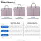 Frendorf | 15 -15.6 Zoll Oxford Stoff Laptop Tasche Herren Damen Aktentasche mit PU Griff (Grau Grün)