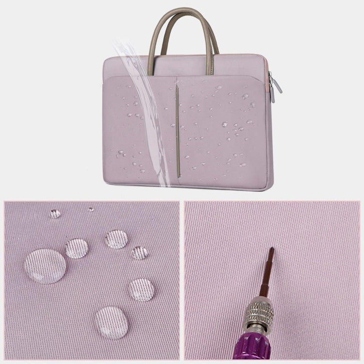 Frendorf | 15 -15.6 Zoll Oxford-Gewebe Laptop-Tasche Herren Damen Aktentasche mit PU-Griff (Lotus Pink)