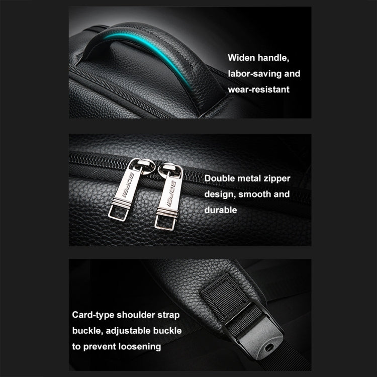 Frendorf | Bopai Großraum-Wasserdichtes Business-Laptop-Rucksack Mit USB+Type-C-Anschluss, Farbe: Ultimative Version