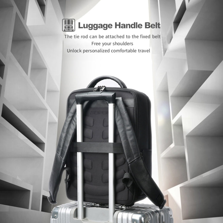 Frendorf | Bopai große Kapazität wasserdichter Business-Laptop-Rucksack mit USB+Typ-C-Anschluss, Farbe: Deluxe-Version