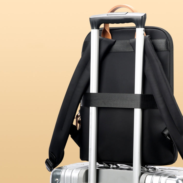 Frendorf | Bopai 62-126521 14-Zoll Laptop Dünn und Leicht Geschäft Wasserfest Rucksack(Blau)