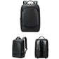 Frendorf | Bopai 61-123311 Großraum Erste-Schicht Rindsleder Business Laptop Rucksack (Schwarz)