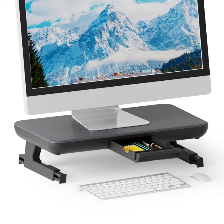 Frendorf | Oimaster Monitorständer Höhenverstellbar Laptophalter mit Staubschublade, Spezifikation: Basis