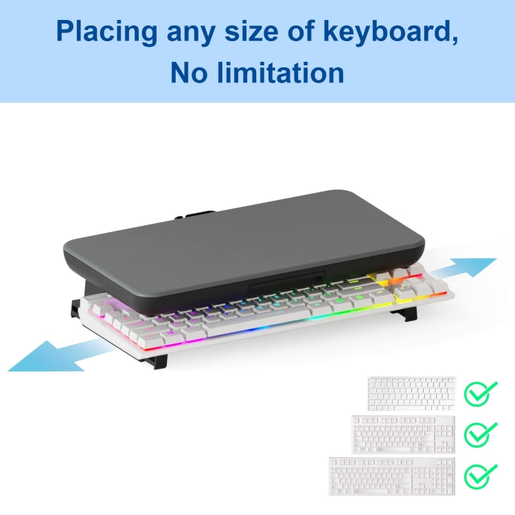 Frendorf | Oimaster Monitorständer Höhenverstellbar Laptophalter mit Staubschublade, Spezifikation: Basis