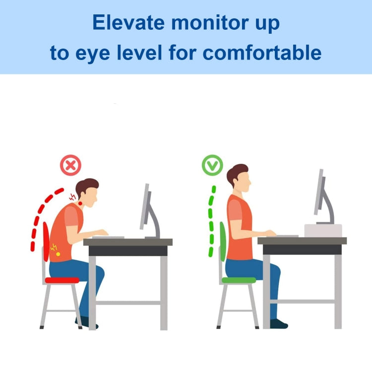 Frendorf | Oimaster Monitorständer Höhenverstellbar Laptophalter mit Staubschublade, Spezifikation: Basis