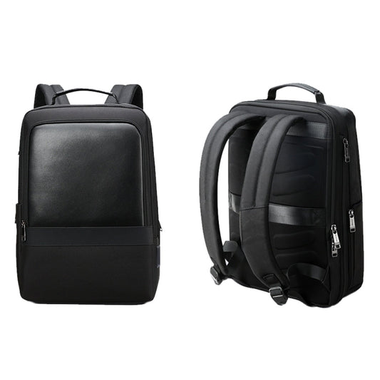 Frendorf | Bopai 61-26111 Große Kapazität Business Pendler Laptop Rucksack Mit USB+Type-C Anschluss (Schwarz)