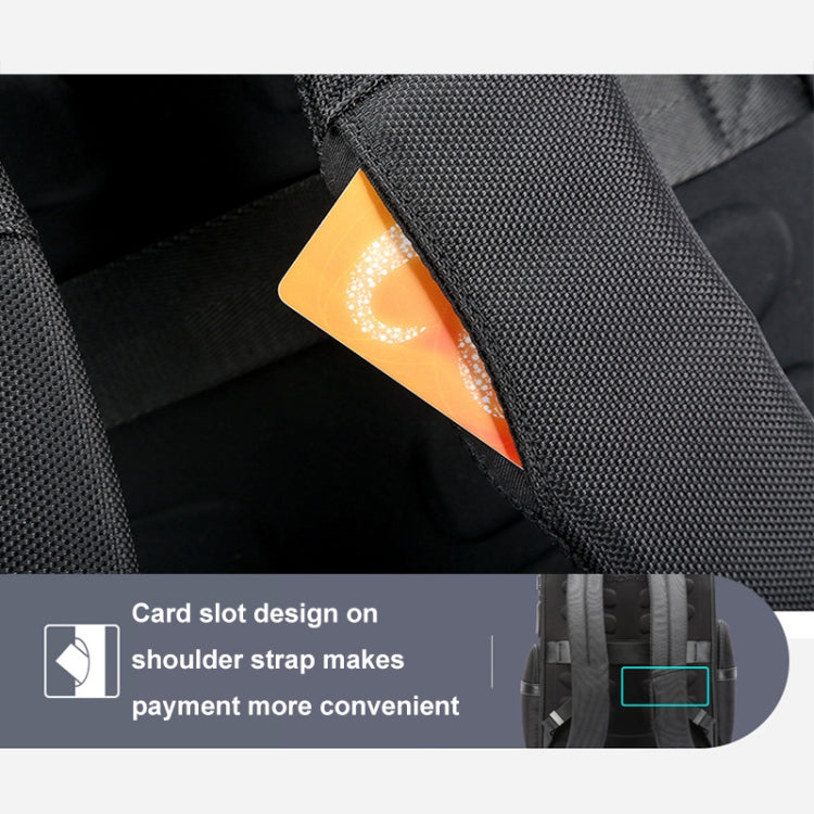 Frendorf | Bopai 61-91911 Große Kapazität Business Wasserdichte Laptop-Rucksack mit USB+Type-C-Anschluss (Schwarz)