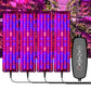 4 Köpfe 12V Full Spectrum Rot- und Blau Lichtpaneel Pflanzenwachstum Lampe Sämlingsfülllichter (EU-Stecker)