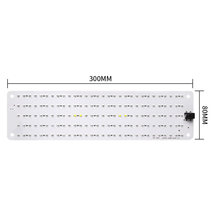 4 Köpfe 12V Full Spectrum Rot- und Blau Lichtpaneel Pflanzenwachstum Lampe Sämlingsfülllichter (EU-Stecker)