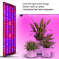 4 Köpfe 12V Full Spectrum Rot- und Blau Lichtpaneel Pflanzenwachstum Lampe Sämlingsfülllichter (EU-Stecker)