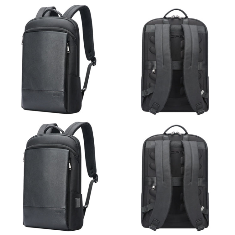 Frendorf | Bopai First-Layer Rindsleder Business Pendelwasserabweisend Und Leicht Laptop Rucksack, Farbe: Flagship