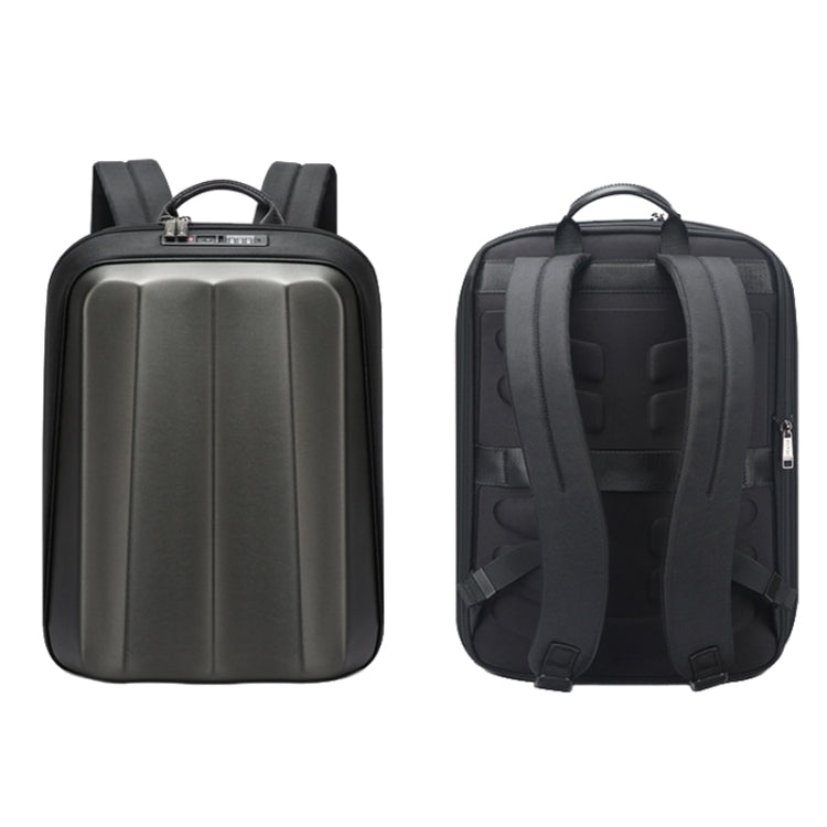 Frendorf | Bopai 61-122579 Große Kapazität Hartschalen-Passwortschloss Wasserdicht Business Laptop Rucksack (Grau)