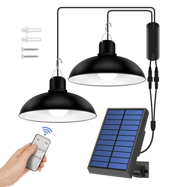 IP65 Wasserdichtes Außen Solar LED Glühbirne Kronleuchter Innenleuchten, Spezifikation: Einfache weiße Licht mit Fernbedienung