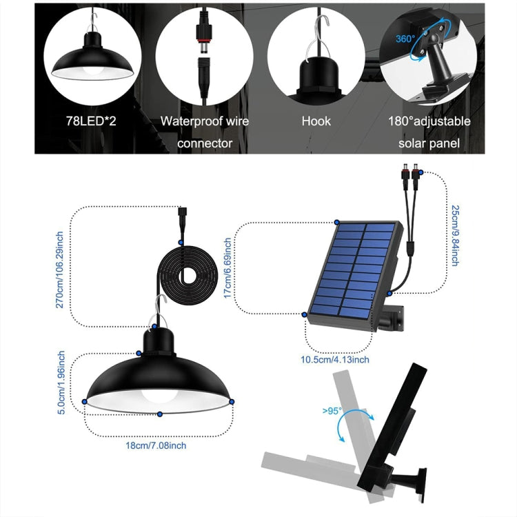 IP65 Wasserdichtes Außen Solar LED Glühbirne Kronleuchter Innenleuchten, Spezifikation: Einfache weiße Licht mit Fernbedienung