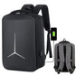 Frendorf | 15 Zoll Multifunktionale Wasserdichte Business Sport Laptop Rucksack mit USB-Port (Schwarz)