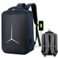 Frendorf | 15 Zoll Multifunktionaler Wasserdichter Business Sport Laptop-Rucksack mit USB-Port (Navy Blau)