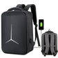 Frendorf | 17 Zoll Multifunktionaler Wasserdichter Business Sport Laptop Rucksack mit USB-Anschluss (Dunkelgrau)