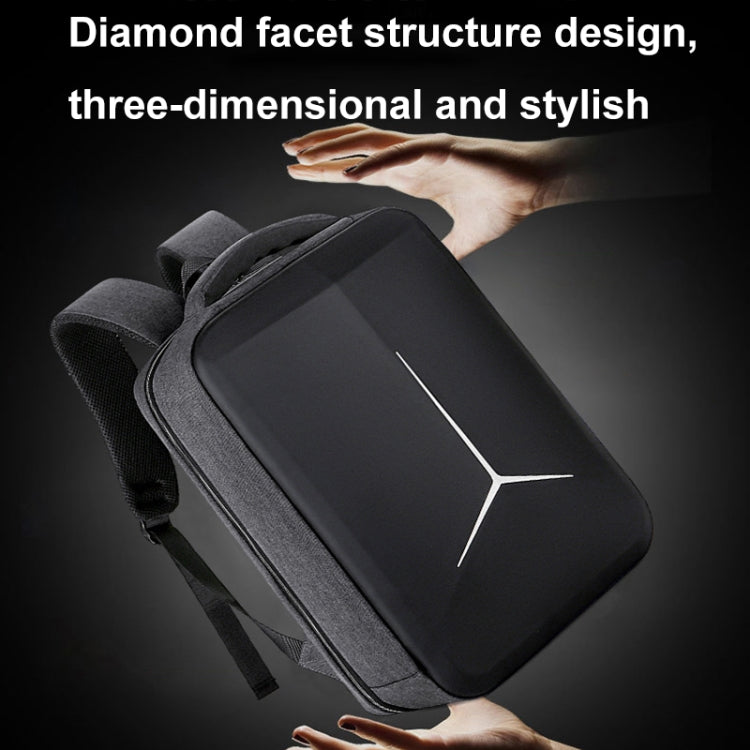 Frendorf | 15 Zoll Multifunktionale Wasserdichte Business Sport Laptop Rucksack mit USB-Port (Schwarz)