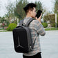 Frendorf | 15 Zoll Multifunktionale Wasserdichte Business Sport Laptop Rucksack mit USB-Port (Schwarz)