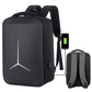 Frendorf | 15 Zoll Große Kapazität Wasserdichte Business Pendler Laptop Rucksack mit USB-Anschluss (Vereinfacht Schwarz)