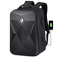 Frendorf | 17 Zoll Passwortschloss Große Kapazität Wasserdichte Laptop-Rucksack mit USB-Anschluss (Schwarz)
