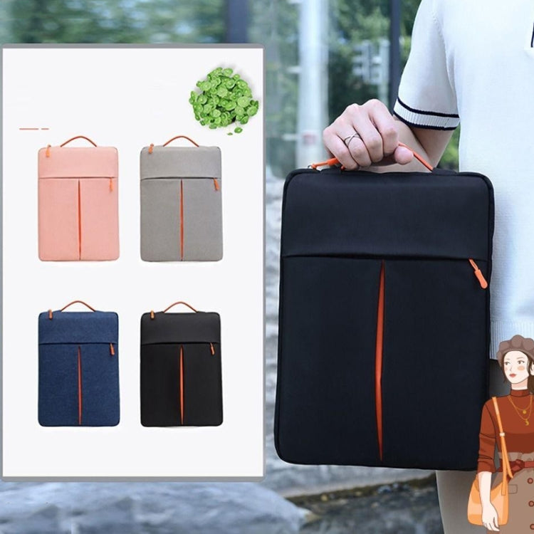 Frendorf | 13-14 Zoll Tragbare Laptop-Hülle Tasche Reise Tragetasche Cover (Grau)