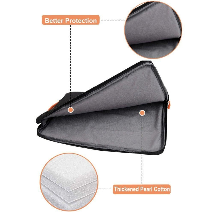 Frendorf | 15-16 Zoll Tragbare Laptop Sleeve Tasche Reise Tragetasche Hülle (Grau)