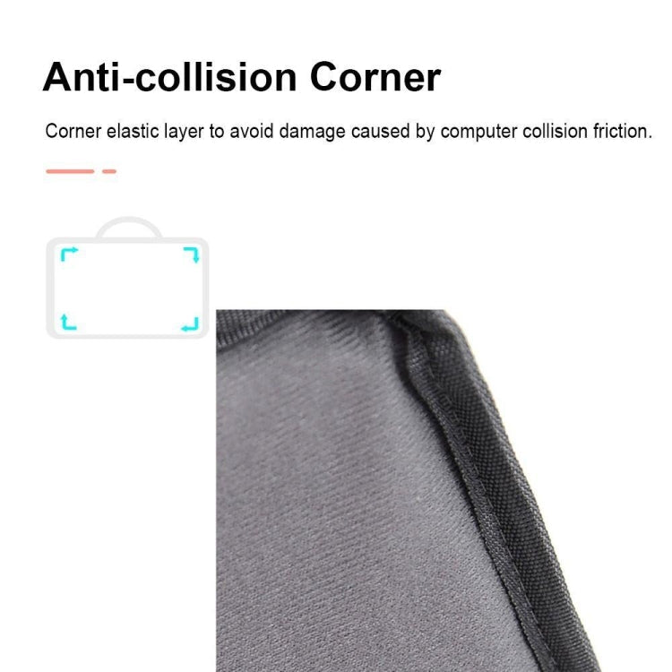 Frendorf | 13-14 Zoll Tragbare Laptop-Hülle Tasche Reise Tragetasche Cover (Grau)