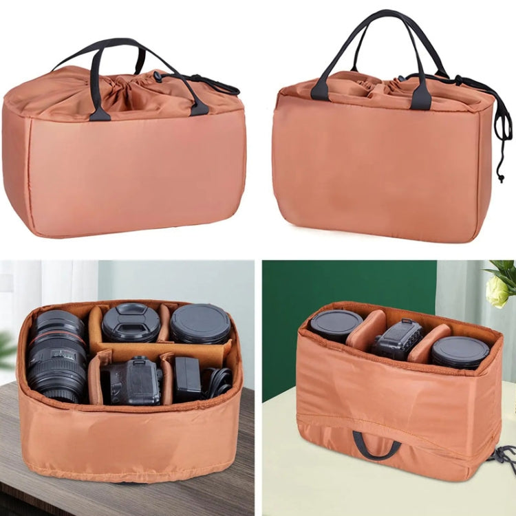 Frendorf | DSLR Kamera Handtasche Samt Kamera Innentasche (Horizontal 007L)