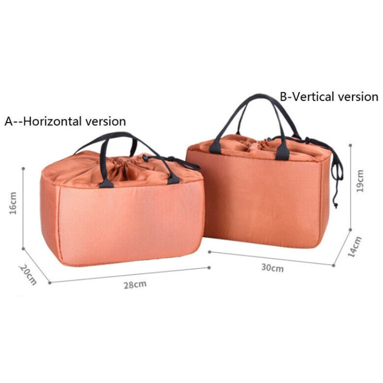 Frendorf | DSLR Kamera Handtasche Samt Kamera Innentasche (Horizontal 007L)