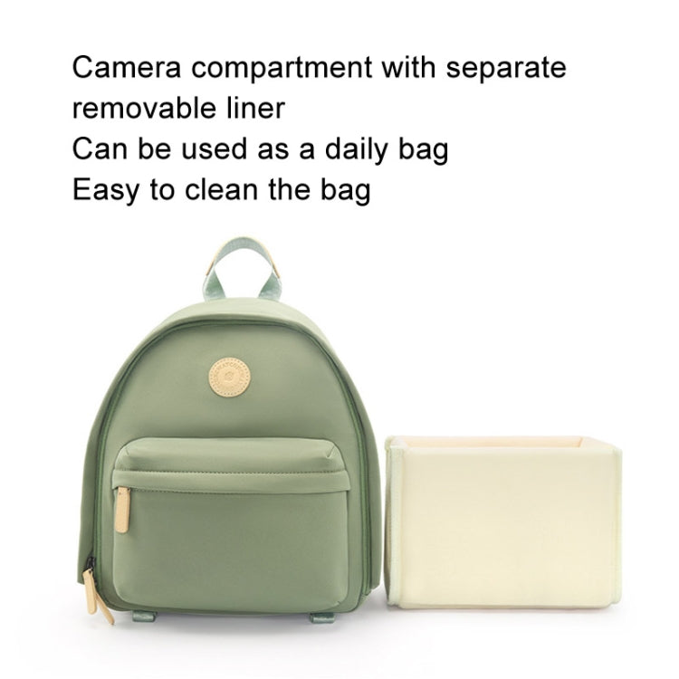 Frendorf | Cwatcun D125 Kleine Schoudercamera Tas Casual Pendelaar DSLR Rugzak (Groen)