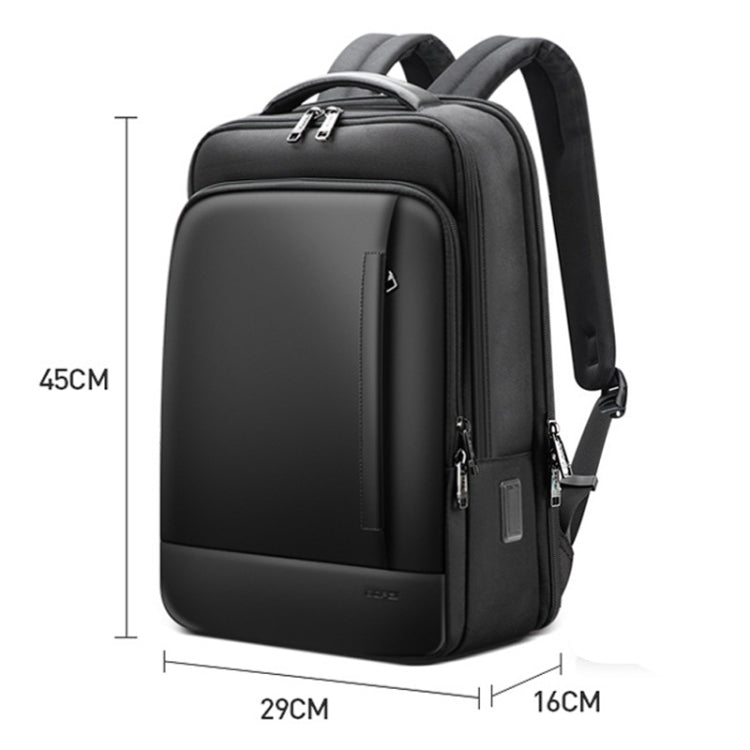 Frendorf | Bopai 61-51011 Große-Kapazität Wasserfest Geschäft Laptop Rucksack Mit USB+Type-C Anschluss (Schwarz)