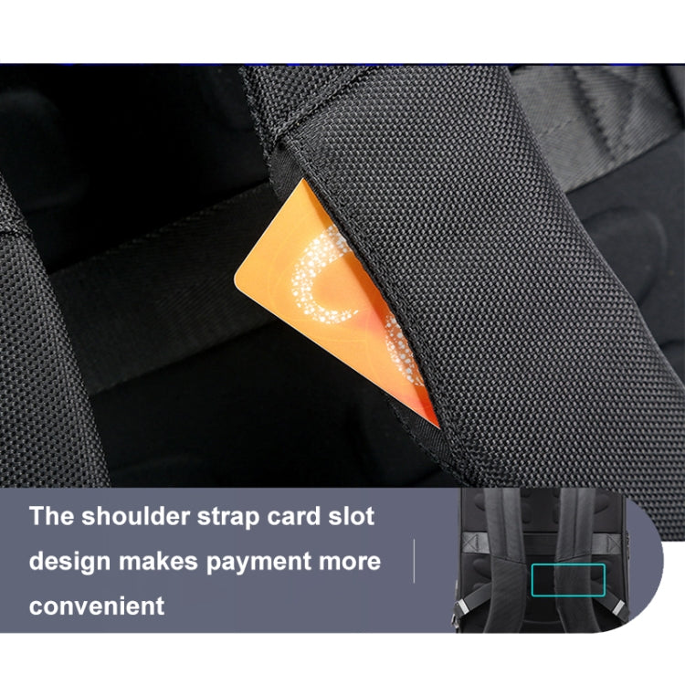 Frendorf | Bopai 61-51011 Große-Kapazität Wasserfest Geschäft Laptop Rucksack Mit USB+Type-C Anschluss (Schwarz)