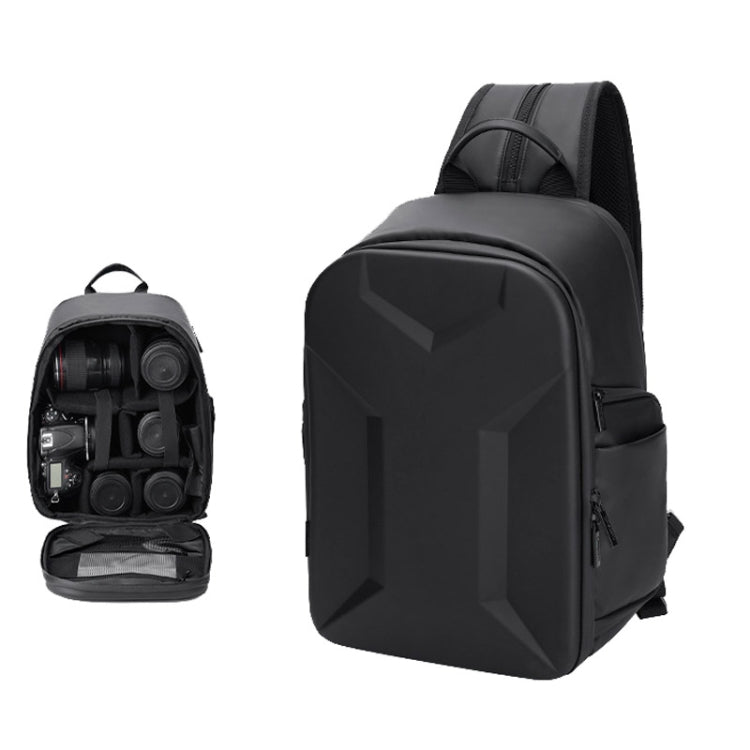 Frendorf | Cwatcun D129 EVA Hard Shell Camera Bag Anti-Knock DSLR Camera Digital Storage Bag(2.0 Klein Zwart)