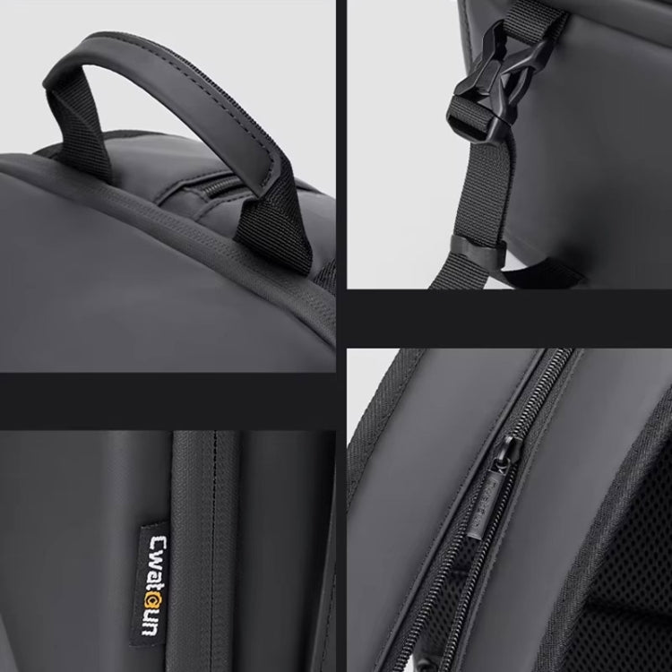 Frendorf | Cwatcun D129 EVA Hard Shell Camera Bag Anti-Knock DSLR Camera Digital Storage Bag(2.0 Klein Zwart)