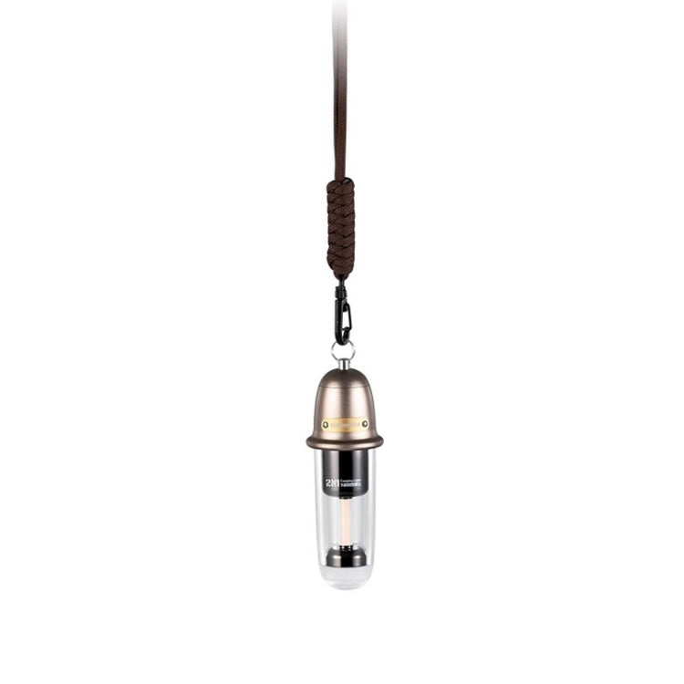 Naturehike Outdoor Tragbare Camping Licht Wiederaufladbare Beleuchtung Taschenlampe Camping Ambiente Hängelampe (Braun)