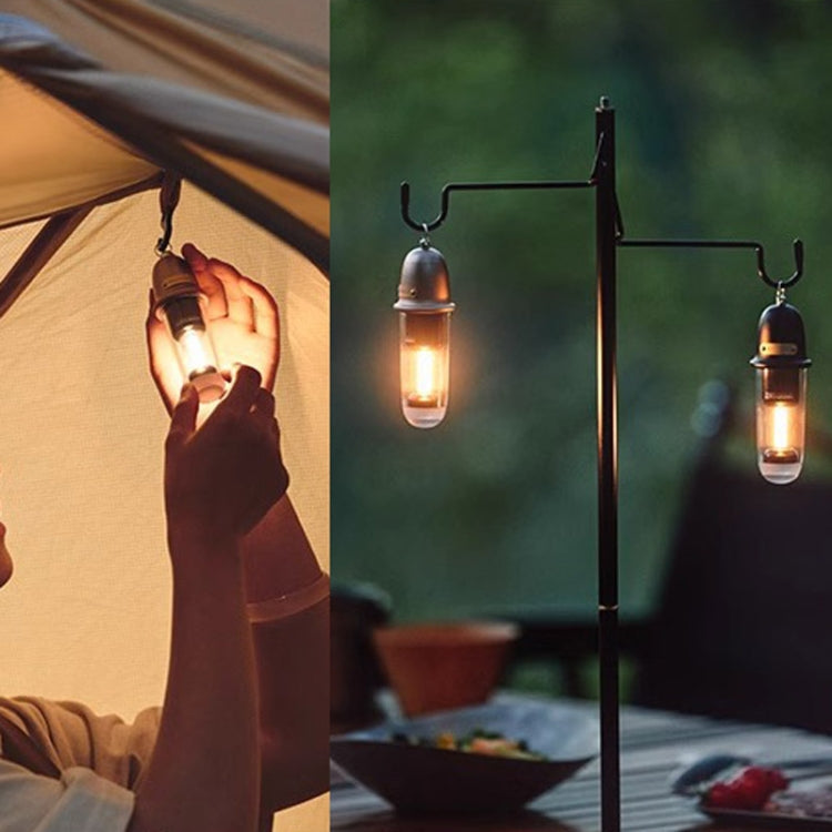 Naturehike Outdoor Tragbare Camping Licht Wiederaufladbare Beleuchtung Taschenlampe Camping Ambiente Hängelampe (Braun)