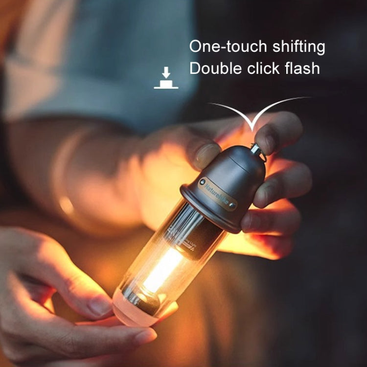 Naturehike Outdoor Tragbare Camping Licht Wiederaufladbare Beleuchtung Taschenlampe Camping Ambiente Hängelampe (Braun)