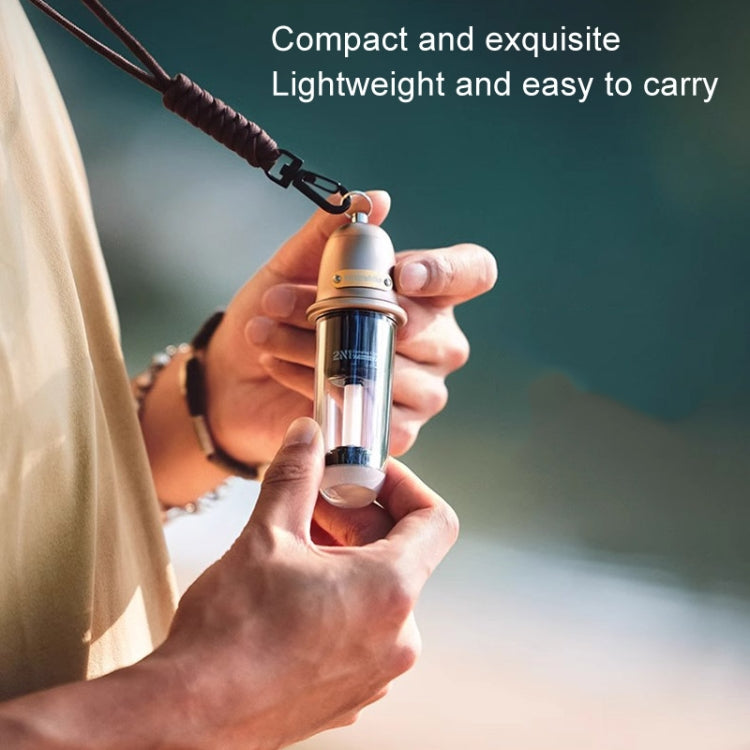 Naturehike Outdoor Tragbare Camping Licht Wiederaufladbare Beleuchtung Taschenlampe Camping Ambiente Hängelampe (Braun)