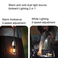 Naturehike Outdoor Tragbare Camping Licht Wiederaufladbare Beleuchtung Taschenlampe Camping Ambiente Hängelampe (Braun)