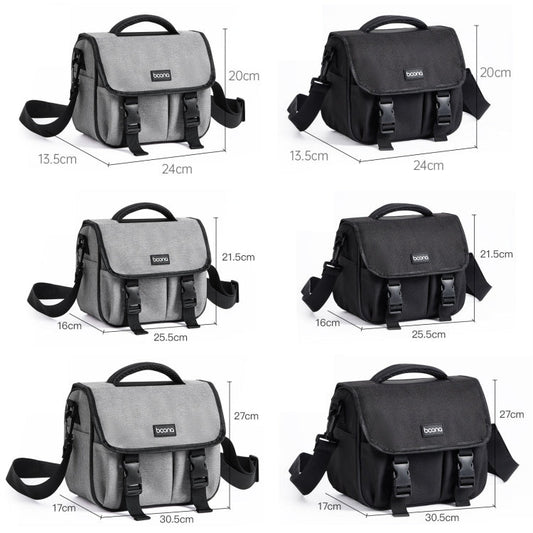 Frendorf | Baona BN-H017 Fotografie SLR / Micro Enkel Cross-Body Camera Opslagtas, Kleur: S Zwart