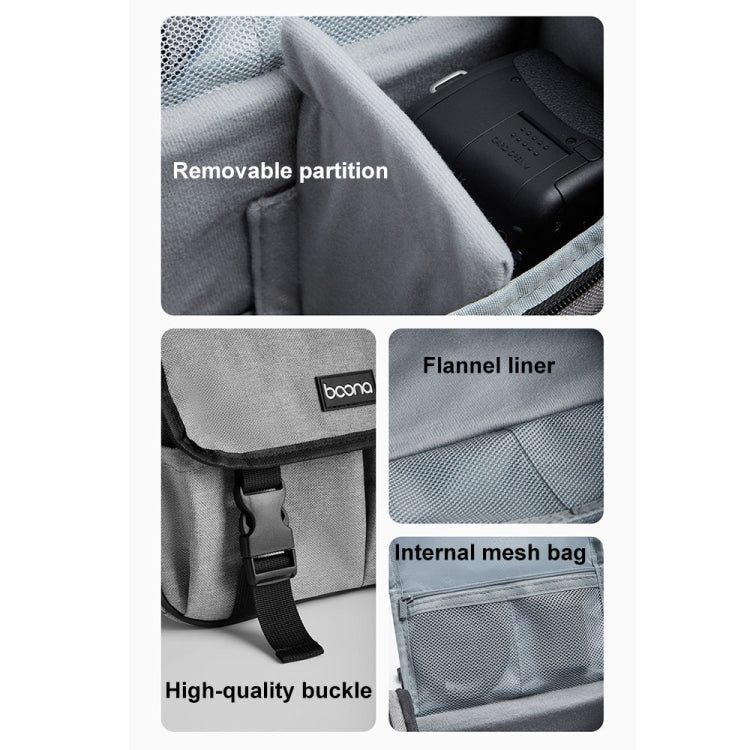 Frendorf | Baona BN-H017 Fotografie SLR / Micro Enkel Cross-Body Camera Opbergzak, Kleur: L Grijs