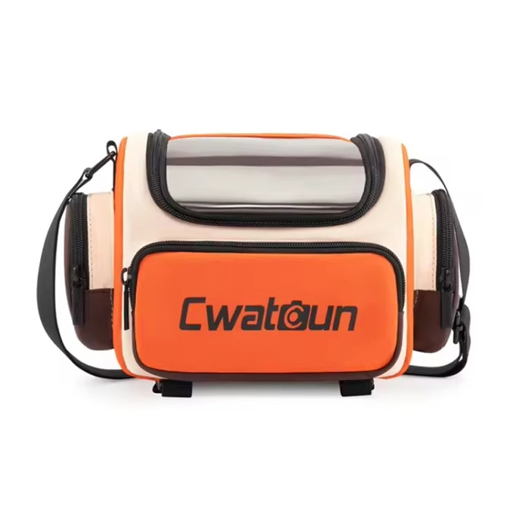 Frendorf | Cwatcun D121 Schouder Crossbody Camera Tas Kleurrijk Grote Capaciteit Waterdichte Digitale Fotografie Tas, Kleur: Klein Oranje Rood
